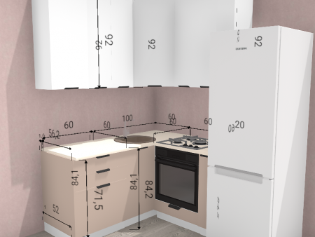 Кухня в стиле Норд. Проект дома 5 ти этажки Нижневартовск image 5