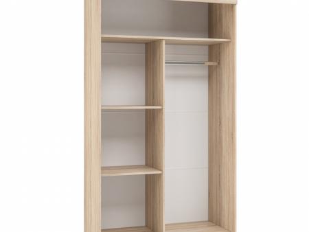 Шкаф-купе Бася 1 м Дуб сонома/белый image 4