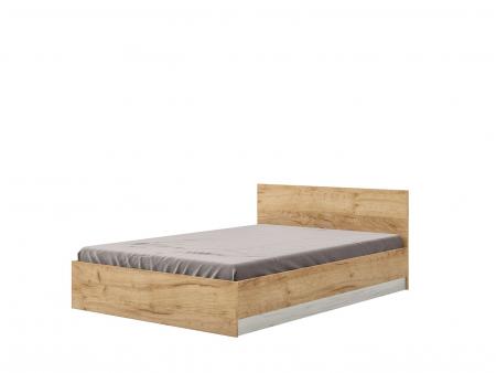 Кровать 160х200 мм Крафт Золотой/ Белый image 1